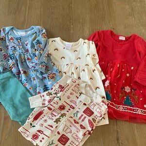 Hanna Andersson dress and sleeper Bundle